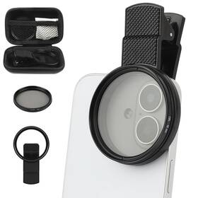 Pzj-001 Sphoswhp 52mm Clip-on Cpl Phone Camera Lens Filter Polarizer Circular Ultra S