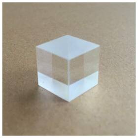 Staymax 434529562831 Optical Glass Cube Dichroic Beam Splitter Prism Ratio 50 Spectrome