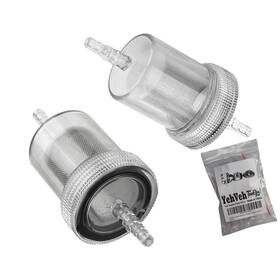 Opm001 Strendier 2 Pack Diesel In-line Fuel Filter Kit Reusing Detachable Washable Stainless M