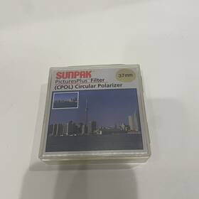 Cf-7051-cpl Sunpak 37mm Cpol Circular Polarizer Lens Filter With Box Excellent