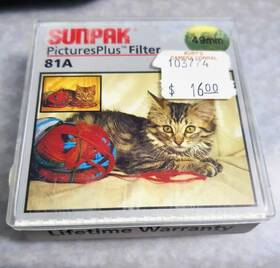 Cf-7118-81a Sunpak Genuine 49mm 81a 81-a 81 A Color Conversion Glass Lens Filter Japan 49 Mm