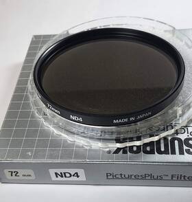 Cf-7315-nd4 Sunpak 72mm Nd-4 Neutral Density Lens Filter Japan Nd4x Nd 4x Nd4 72 Mm E72