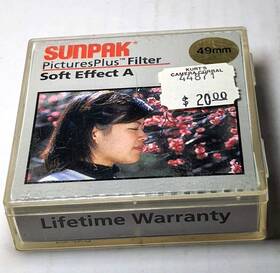 Cf-7540-si-a Sunpak 49mm Soft Effect A Digital Precision Optical Lens Filter Japan Portrait