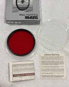 Cf-7207-r25 Sunpak Cf7207r25 Pictures Plus Filter 77mm Red R2 Circular Screw-in Jpn