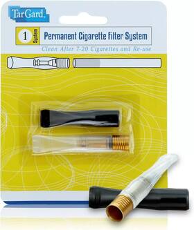 01201-1 Targard Reusable Cigarette Filter Holder Portable System Easy To Clean