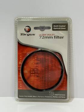 Tg72uv Targus Ultra Violet 72mm Multi Coated Optical Glass Filter - New
