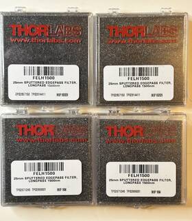 Felh1500 Thorlabs 25mm Circular 1500nm Longpass Camera Filter Lot Of 4