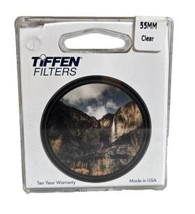 55clr Tiffen 049383030341 Genuine 55mm Clear Glass Lens Filter Pristine