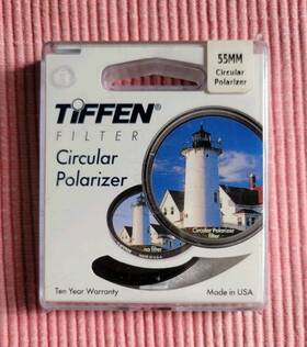 55cp Tiffen 049383030358 New 55mm Circular Polarizing Filter Polarizer Filters Mfr #55cp