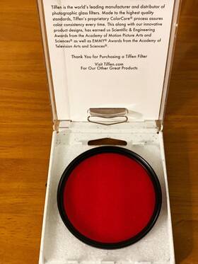 72r25 Tiffen 049383049107 Red 25 72 Mm Filter