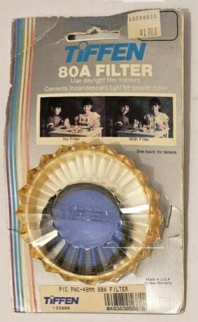 Tiffen 049383056815 49mm 80 A Filter With Plastic Case For Daylight Pics Nos Open Box Made/usa Tiffen 049383056815 49mm 80 A Filter With Plastic Case For Daylight Pics Nos Open Box Made/usa