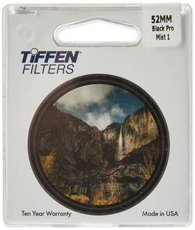Tiffen 049383124675 52bpm1 52mm Black Promist 1 Diffusion Camera Filter