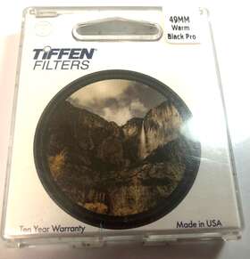 Tiffen 049383139570 Filter 49mm Warm Black Pro Mist 1 Made In Usa 10 Year Warranty