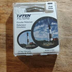 19479 Tiffen 49mm Circular Polarizer Camera Lens Filter Model Threaded 19479 Tiffen 49mm Circular Polarizer Camera Lens Filter Model Threaded