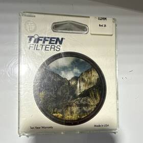 22710 Tiffen 62mm Red 25 Circular Threaded Camera Lens Filter Effect