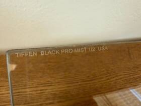 235232 Tiffen 4x5.65 Inch Black Pro-mist 1/2 Filter