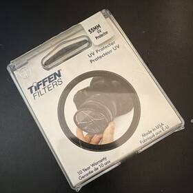 Tiffen 43690 55mm Uv Protector Circular Camera Lens Filter Threaded Clear