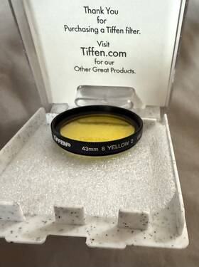 438y2 Tiffen 8 Yellow 2 43 Mm Filter 438y2 Tiffen 8 Yellow 2 43 Mm Filter
