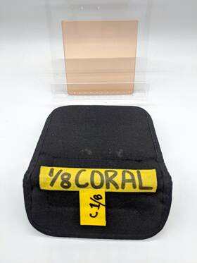 44co18 Tiffen 4 X Inch - Coral Solid Color Filter 1/8 Density