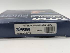 45650gdfx14 Tiffen 4 X 5.65 Inch Gold Diffusion/fx 1/4 Filter - Softens Skin And Blemishes