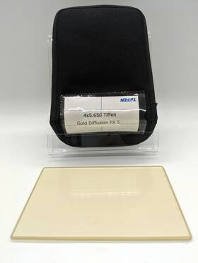 4565gdfx5 Tiffen 4 Inch X 5.65 Digital Diffusion F/x 5 Water White Glass Filter Code #101