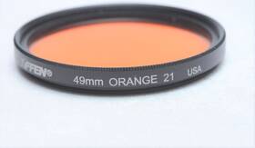49or21 Tiffen 49mm 21 Orange Lens Filter 49or21 Tiffen 49mm 21 Orange Lens Filter