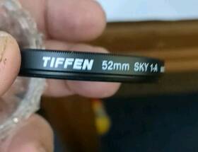 52-sk1a Tiffen 52mm Skylight 1-a Glass Lens Filter Sky-1a E-52 Made In Usa