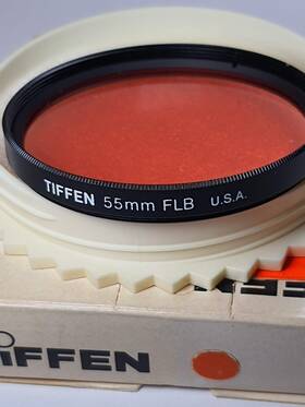 55fcb Tiffen 55mm Fl-b Fc-b Glass Lens Fluorescent Filter 55 Mm Genuine Us Made Fl B