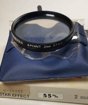 55str42 Tiffen 55mm 4pt / 2mm Grid Star Effect Authentic 55 Mm E55 Streaking Pattern