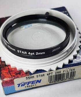 55str42n Tiffen 55mm 4pt / 2mm Grid Star Effect Filter 55 Mm E-55 Streaking Pattern E55