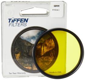 588y2 Tiffen 58mm Medium Yellow Camera Lens Filter For Contrast And Tonal Correction