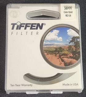 58mmnd6 Tiffen 58mm Clear/nd 0.6 Neutral Density Filter Color Grad