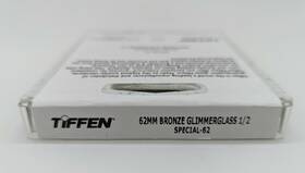 62brzgg12 Tiffen New 62mm Bronze Glimmerglass Density/grade 1/2 Diffusion Glass Filter