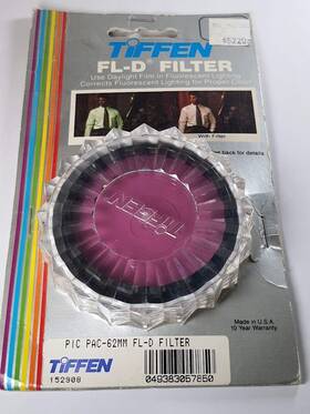 62fld Tiffen 62mm Fl-d Glass Lens Filter 62 Mm Fluorescent Fld Fl-day Usa Authentic
