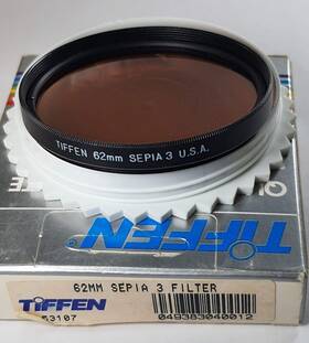 62sep3 Tiffen 62mm Sepia 3 Solid Filter Authentic Usa 62 Mm E62 Warm Coloration
