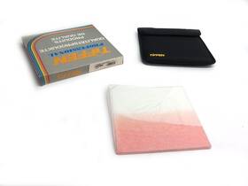 6666cgco7s Tiffen 6.6x6.6 Inch Coral 7 Soft Edge Graduated Warm Orange Color Filter