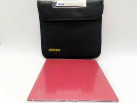 6666cr1 Tiffen 6.6x6.6 Inch Cranberry 1 Density Solid Color Glass Filter Mfr #6666cr1