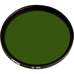 7258 Tiffen New 72mm Green #58 Glass Filter For Black And White Film Mfr #7258