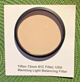 7281c Tiffen 72mm 81c Filter - Warming Light Balancing E-01