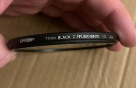 Tiffen 77bdfx12 77mm Black Diffusion Fx 1/2 Filter Cinematic Softening