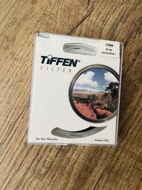 77brzgg1 Tiffen 77mm Bronze Glimmer Glass 1 Filter - Softens Skin Details