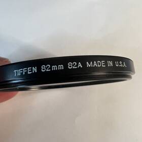 8282a Tiffen 82mm 82a Blue Light Balancing 82-a 82 A Glass Lens Filter Usa