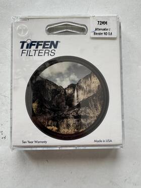 2-stop Tiffen 884613022464 72mm Attenuator Blender Nd 0.6 Filter