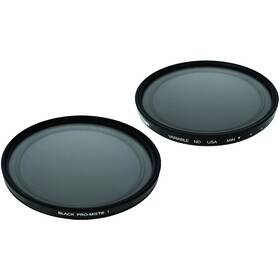 Tiffen 884613260507 77mm Fusionvnd Series Black Pro-mist 1 Variable Nd Filter #77bpm1vnd