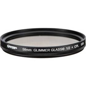 Tiffen 884613260668 New Fusionpol Glimmerglass Circular Polarizer Filter 58mm Grade 1/2