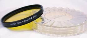 8ylo Tiffen Usa 72mm 8 Yellow 2 Glass Filter For B&w Photos Canon Nikon