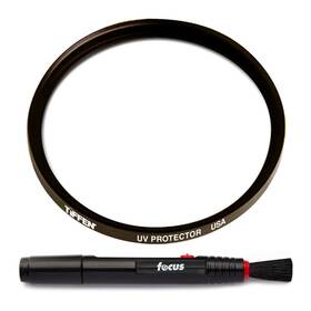 Atif49uvp-fc-lpf Tiffen 49mm Uv Protection Filter And Lens Cleaning Pen Kit