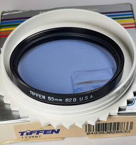B5582bgb Tiffen 55mm 82b 82-b 82 B Light Balancing Blue Glass Lens Filter 55 Mm Usa E-55