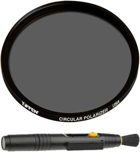 Cominu050993 Tiffen 40.5mm Circular Polarizer Polarizing Lens Filter Bundle With