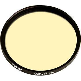 S9co14 Tiffen Series 9 Coral Filter 82.5mm - 1/4 Density Solid Color